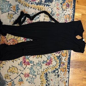 Black Jumpsuit with Tie Details